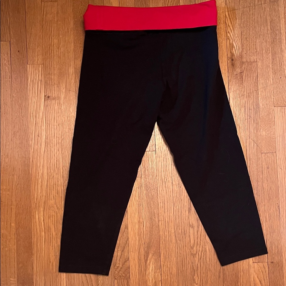 Vintage Y2K Foldover Crop Yoga Pants